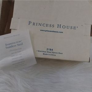 Princess House Kitchen - Vintage Princess House Stainless Steel Spoon Rest Princess House Kitchen - Vintage Princess House Stainless Steel Spoon Rest